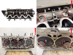 Cilindro galvutė Fiat Opel SAAB 55193091 1.9 JTD 8V 4