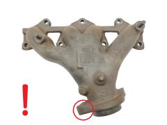 Išmetimo kolektorius 8200725575 8200191350 6001548025 1.4 1.6 Dacia Renault