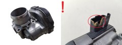 Droselio sklendė Citroen Peugeot 9673534480 1.6 HDI Delphi 2607