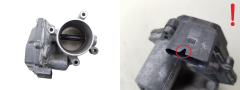 Droselio sklendė 03L128063R A2C31762900 VWAG 3060