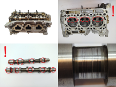 Cilindro galvutė 1642R-10 110417920R 0.9 TCE H4B Dacia Renault