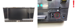 Ekranas Navi Citroen DS7 9818615980 9818608780