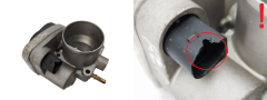 Droselio sklendė Renault 8200171134 8200190230 1.6 16V 2