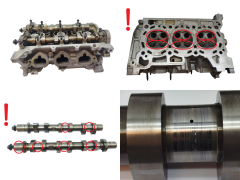 Cilindro galvutė Renault 1642R-5 110417920R 0.9 TCE H4B S55