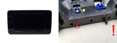 Navigacijos ekranas Mercedes-Benz A2059004113 0263701254 Bosch 3