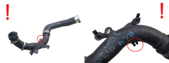 Įkrovimo oro žarna 144604208R 0.9 TCE Dacia Sandero 2 Renault Captur Clio 4