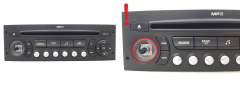 Radijo Cd Mp3 Grotuvas Citroen Peugeot 96633422XT A2C53119559