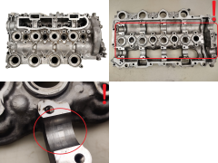 Cilindro galvutė Ford PSA Volvo 9655911480 9644994680 1.6 16V TDCI G8DB 18