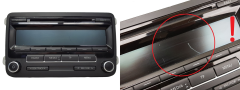 Radijas CD grotuvas VW 1K0035186AQ 7642272360 Bosch
