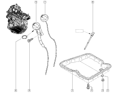 Alyvos Matuoklis Originalus Renault Koleos Megane III 2.0 DCI 0161100QAD