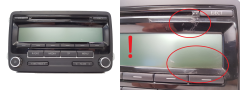 Radijas CD grotuvas VW 1K0035186AA 7647201360 Blaupunkt 1382