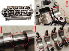 Cilindro galvutė Renault Nissan 949716F0 110410442R 1.5 DCI 5