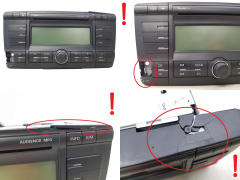 Radijas CD grotuvas Skoda Octavia 2 1Z0035156C Audience MP3