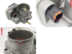 Droselio sklendė Renault 8200171134 8200190230 1.6 16V 3