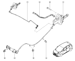 Sankabos Pagrindinis Cilindras Originalus Megane Scenic IV Espace V Talisman 1.6 dCi 306109469R