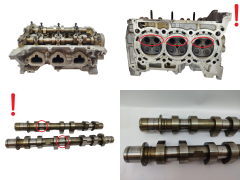 Cilindro galvutė 1642R1 110417920R 0.9 TCE H4B Dacia Renault 63