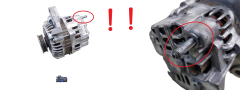 Generatorius 8200660050 A001TA2293 70A Mitsubishi 1.2 16v Renault 1094