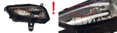 Halogeninė lempa Kairė Originalus 1004003L Opel Mokka
