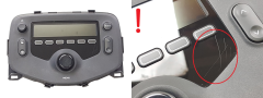 Automobilio radijas Peugeot 108 Aygo C1 2 86120-0H050 CQ-SS94F1AE 1109