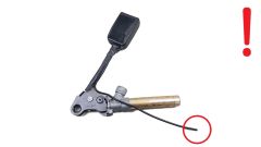 Saugos diržo tvirtinimas Priekis Kairė 036800 G 8972WQ Citroen Xsara