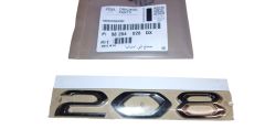Emblema Galas Originalus 98284028DX Peugeot 208