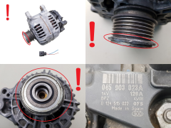 Generatorius 045903023A Bosch 0124515022 120A VW AG