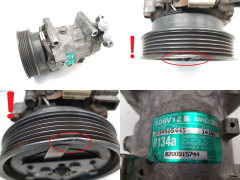 Oro Kondicionieriaus Kompresorius Renault 8200315744 SD6V12 1416K Sanden S11