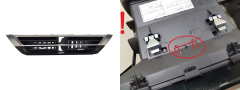 Ventiliacijos grotelės Citroen C4 3 98356482DX 9835648280 9833772280