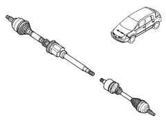 Varančioji ašis Dešinioji Originalus Renault Vel Satis 2.0 T 8200387369