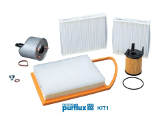 Filtra komplekts Vai Citroen Peugeot KIT1 1109AY 1109.AY Purflux