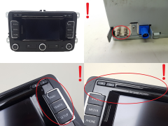 Automobilio radijas Navi Volkswagen 2K0035279B RNS 315 EU