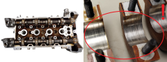 Cilindro galvutė Alfa Romeo 55185881 2.2 JTS 939A6000 3