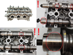 Cilindro galvutė 1642R-8 110419670R 0.9 TCE H4B Dacia Renault S81