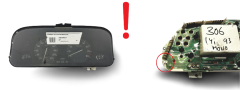 Tachometras Peugeot 306 9610192480 09033509902 54763