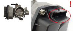 Droselio sklendė Citroen Peugeot 9648053780 408239823003 1.8 2.0 2