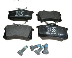 Stabdžių trinkelės Galas Originalus Citroen Peugeot C2 C3 DS3 207 208 425441