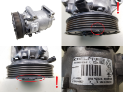 Oro Kondicionieriaus Kompresorius 8200940837 Delphi 01140854 Renault Megane Scenic 2 1.6