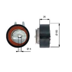 Diržo Įtempiklis Originalus Citroen Peugeot 407 C5 2.7-3.0 HDI 9814121580