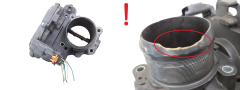 Droselio sklendė Citroen Peugeot Ford 9806625280 A2C85766300 2.0 HDI