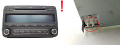 Radijo Cd Mp3 Grotuvas Skoda Fabia Roomster 5J0035161C DE2-633 Swing Delphi
