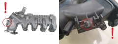 Įsiurbimo kolektorius 0361N3 9653808680 1.6 HDI 16v TDCI Citroen Peugeot Ford s21