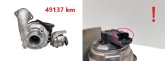 Turbokompresorus 9686120680 GTC1244VZ 1.6 HDI TDCI PSA Ford Volvo 49137 km