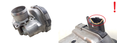 Droselio sklendė Citroen Peugeot 9673534480 1.6 HDI Delphi 2522