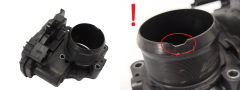 Droselio sklendė Citroen Peugeot 9806625280 A2C85766300 2.0 HDI 4