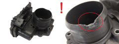 Droselio sklendė Citroen Peugeot 9806625280 A2C85766300 2.0 HDI 5