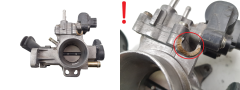 Droselio sklendė Toyota Yaris 22210-0J010 136800-1702 1597
