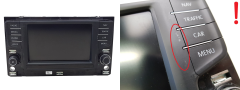 Radijo ekranas Navi Volkswagen 3G0919605D A2C93427300 ABT Std2 Nav