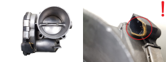 Droselio sklendė Alfa Romeo Iveco Opel 0280750073 Bosch 2525