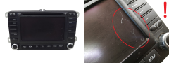 Radijas CD grotuvas Navi VW 1T0035194D 7612002039 Blaupunkt