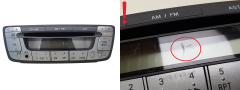 Radijas CD grotuvas C1 107 Aygo 86120-0H010 CQ-MS0570LC W53811 1086